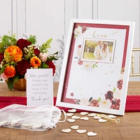 Kate Aspen® Burgundy Blush Wedding Guest Book Alternative