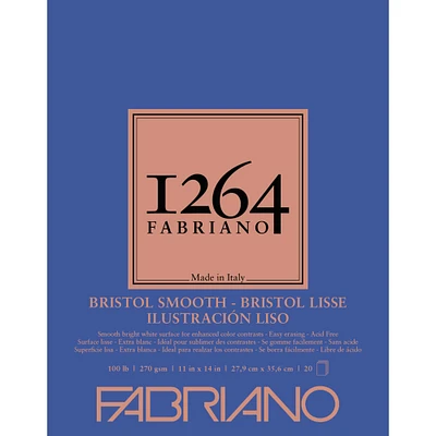 6 Pack: Fabriano® 1264 Smooth Bristol Pad
