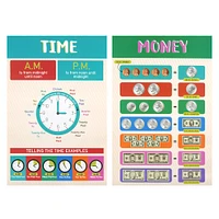 12 Packs: 2 ct. (24 total) Time & Money Posters by B2C™