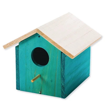 S&S Worldwide® 6" x 5" Unfinished Wooden Bird House