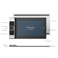 XPPen 9" x 5" Deco Pro SW Bluetooth Graphics Drawing Tablet