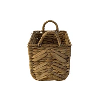 Natural Water Hyacinth Basket by Ashland