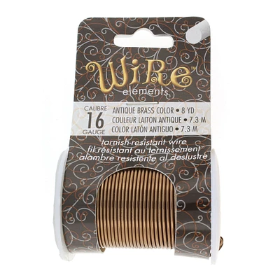 The Beadsmith® Wire™ Elements Gauge Tarnish-Resistant Wire