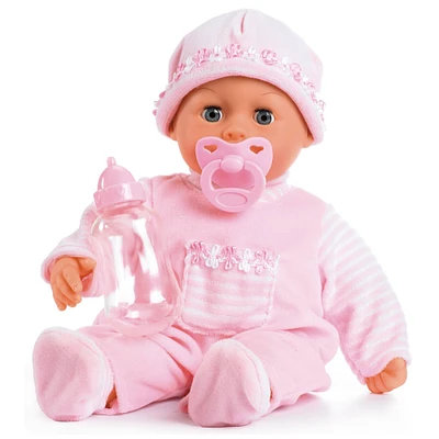 Bayer Design 15" Light Pink First Words Baby Doll