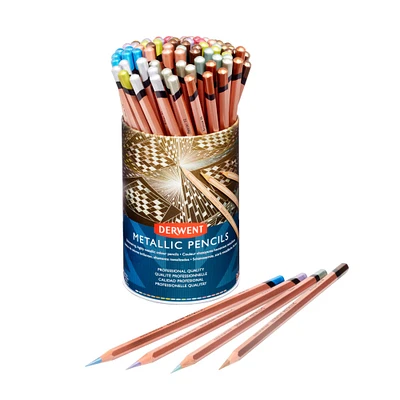 Derwent® Metallic Pencil Tub