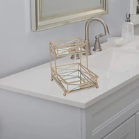 Home Details 2-Tier Sleek Vanity Tower