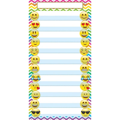 Smart Poly™ 13" x 25" Emoji Pocket Chart