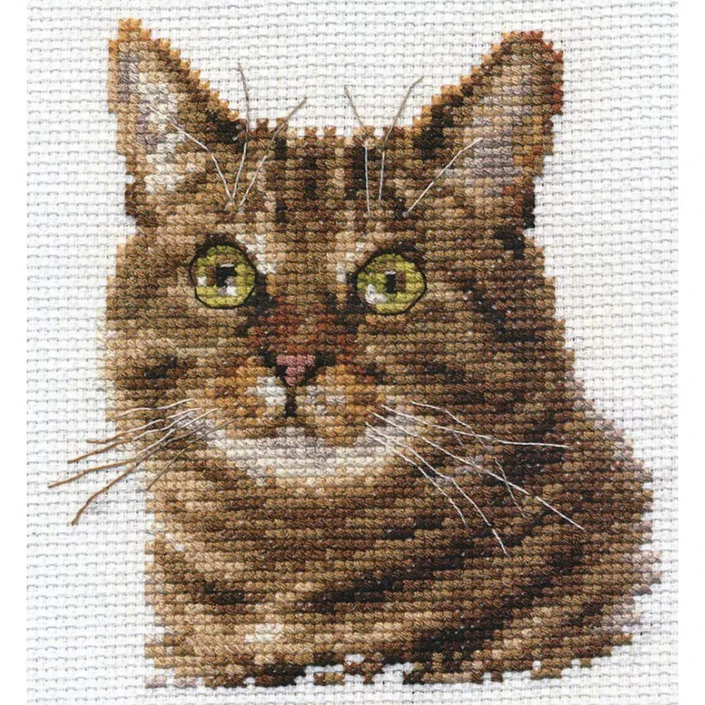 Alisa Cat's Eyes Cross Stitch Kit