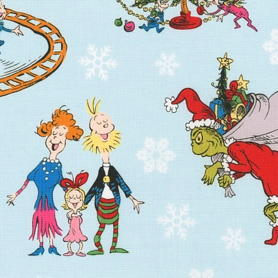 Dr. Seuss™ How the Grinch Stole Christmas Characters Cotton Fabric