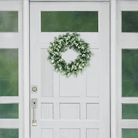 24" Light Green Eucalyptus Floral Spring Wreath