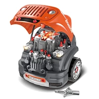 The Bubble Factory Orange ATV Car Mechanic Engine Workshop