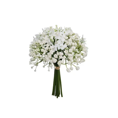 16 Pack: 10" White Baby's Breath Bundle by Ashland®