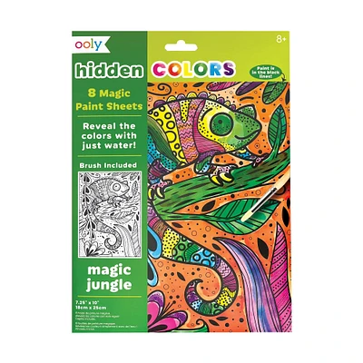 OOLY Hidden Colors Magic Jungle Magic Paint Sheets