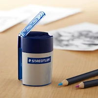 6 Pack: Staedtler® Round Double-Hole Sharpener with Tub