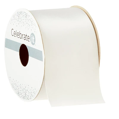 12 Pack: 2" x 3yd. Satin White Ribbon by Celebrate It® 360°™