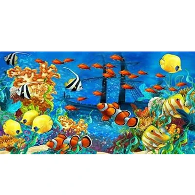 Sparkly Selections Sunken Ship And Fish Diamond Painting Kit