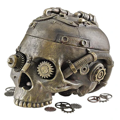 Design Toscano 5.5" Steampunk Skull Containment Vessel