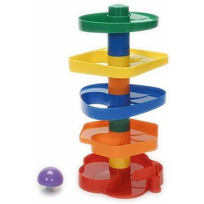 Children's Ball Chute Educational Toy with 5 Colorful Ramps