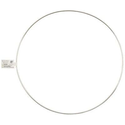 36 Pack: Nickel-Plated Macramé Hoop by Loops & Threads