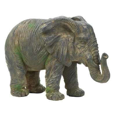 12.5” Weathered Elephant Statue