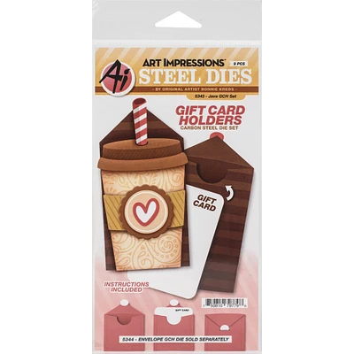 Art Impressions™ Java Gift Card Holders Die Set