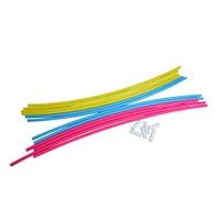 Swim Central 30" Pink, Yellow, Blue Underwater Slalom Hoop Set