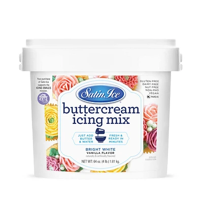 Satin Ice® Vanilla Buttercream Icing Mix, 4lb.