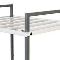 6 Pack: Honey Can Do Gray Tones 3-Tier Tubular Metal Shelf