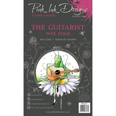 Pink Ink Designs® The Guitarist Clear Stamp Set