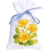 Vervaco Spring Flowers Counted Cross Stitch Sachet Bags Kit