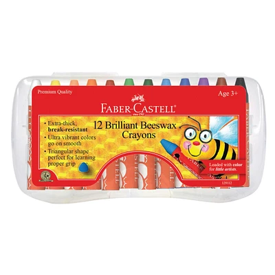 6 Packs: 12 ct. (72 total) Faber-Castell® Jumbo Beeswax Crayons