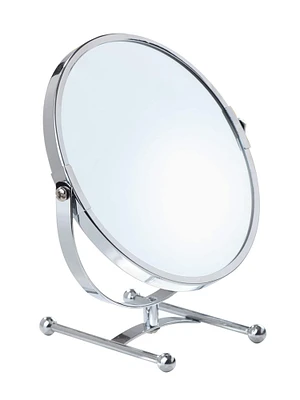 Home Details 7" Chrome 5X Magnification Dual Sided Vanity Mirror