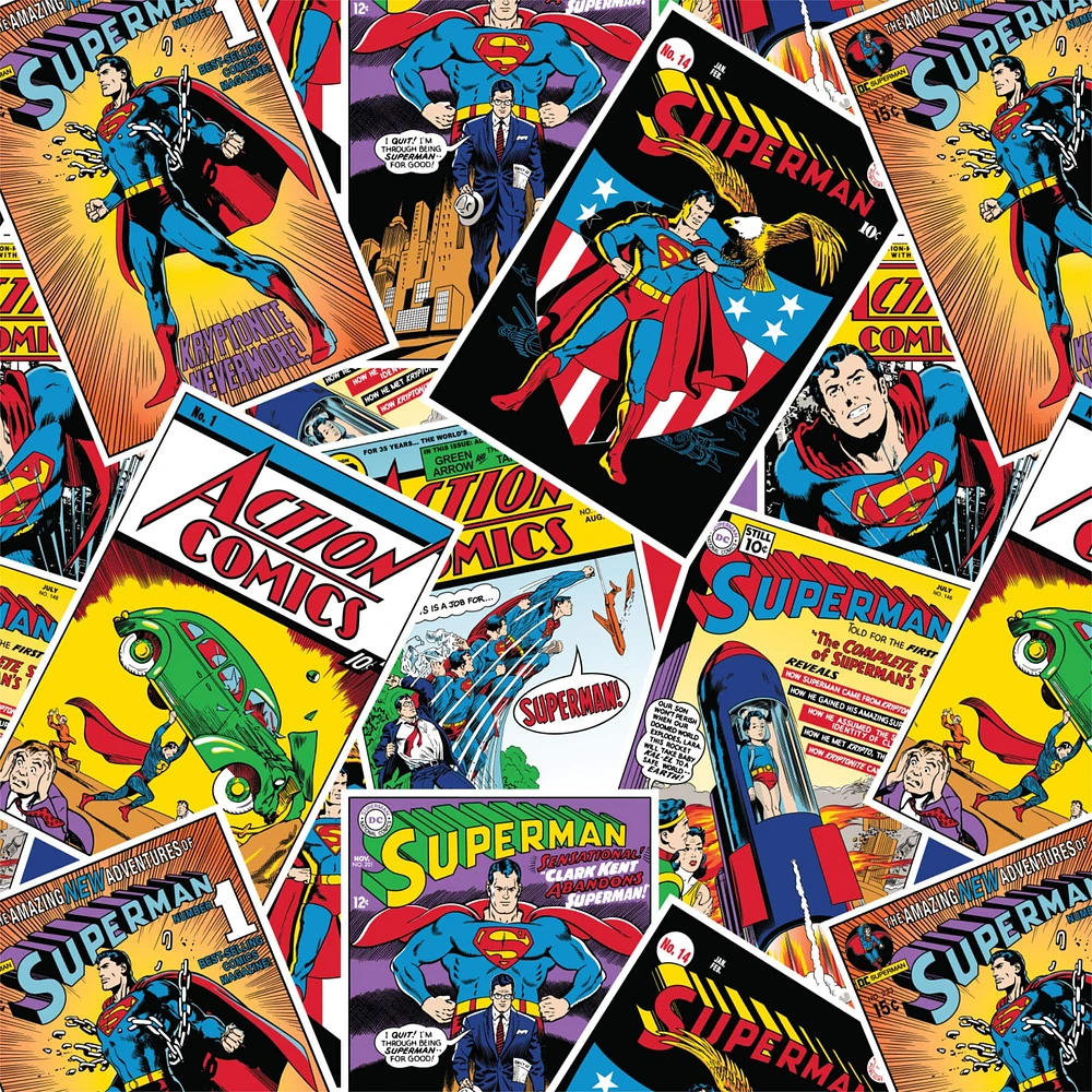 Camelot Fabrics Superman Comic Cotton Fabric