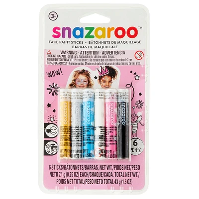 12 Packs: 6 ct. (72 total) Snazaroo™ Face Painting Sticks