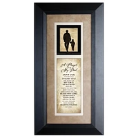 Prayer For My Dad Wood Framed Art