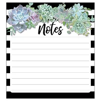 Schoolgirl Style™ Simply Stylish Succulents Notepad, 6ct.
