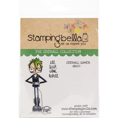 Stamping Bella Oddball Gamer Cling Stamps