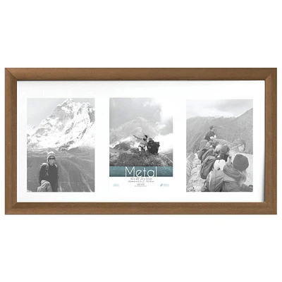 Timeless Frames® 3 Opening Bronze Metal 5" x 7" Collage Frame