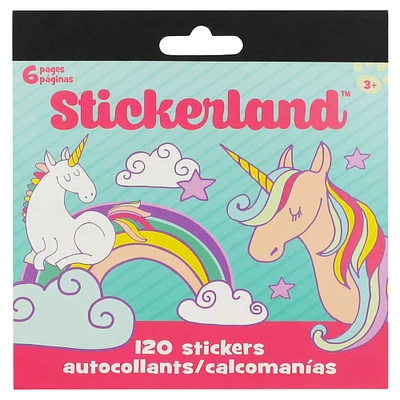 Unicorns Stickerland™ Mini Sticker Pad