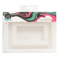 6 Pack: Color Pour Resin Frame Mold