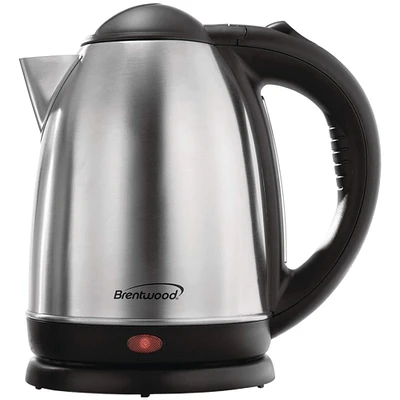 Brentwood 1.7L Stainless Steel Electric Cordless Tea Kettle