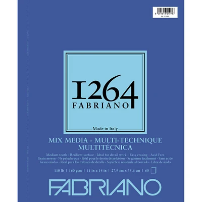 Fabriano® 1264 110lb. Mixed Media Pad