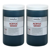 6 Packs: 2 ct. (12 total) Handy Art® 32oz. Acrylic Gesso