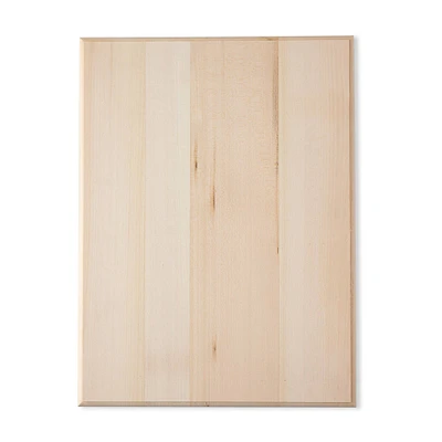 6 Pack: 16" Basswood Rectangle Plaque by Make Market®
