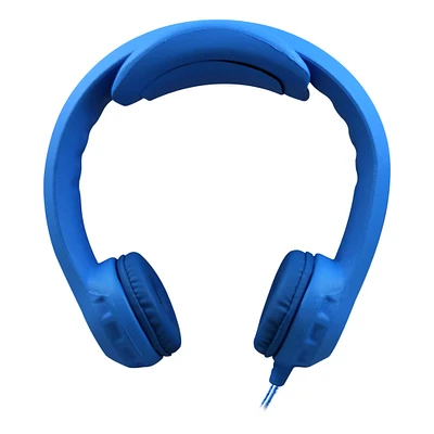 HamiltonBuhl® Flex-PhonesXL™ Blue Indestructible Headphones For Teens