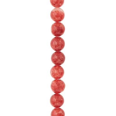 Red Round Stone Beads, 10mm by Bead Landing™