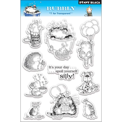 Penny Black Bubbly Clear Stamps