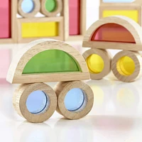 Guidecraft® Junior Rainbow Blocks, 40 Pieces