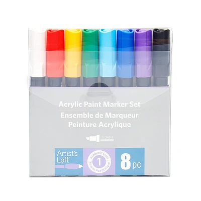 6 Packs: 8 ct. (48 total) Chisel Tip Paint Markers by Artist's Loft™