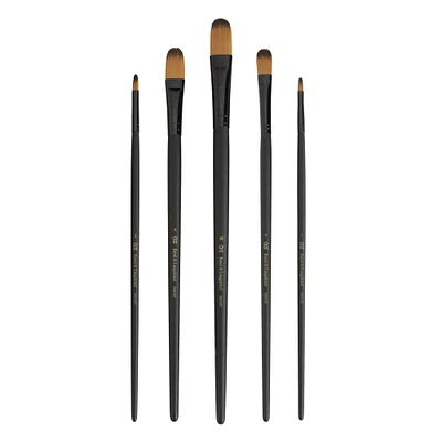 12 Packs: 5 ct. (60 total) Royal & Langnickel® Essentials™ Filbert Brush Set